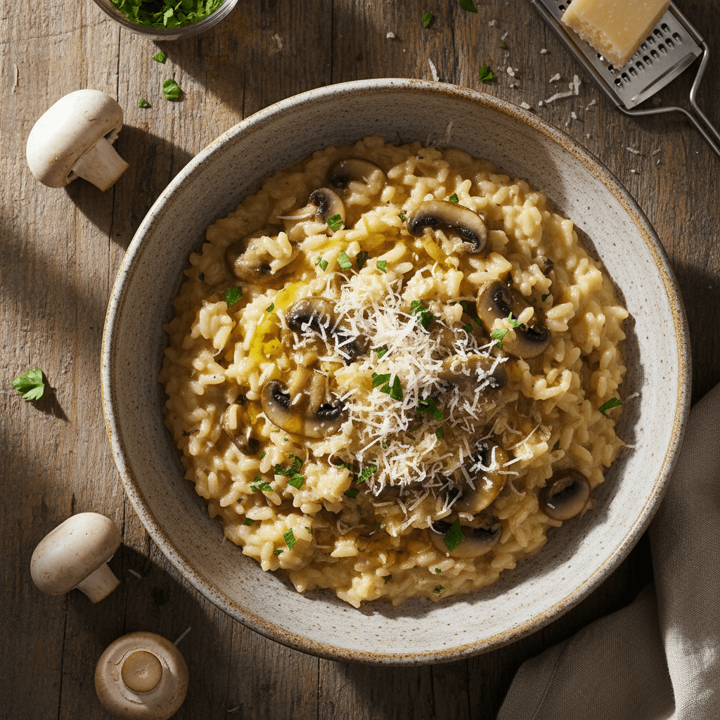 Risotto aux champignons