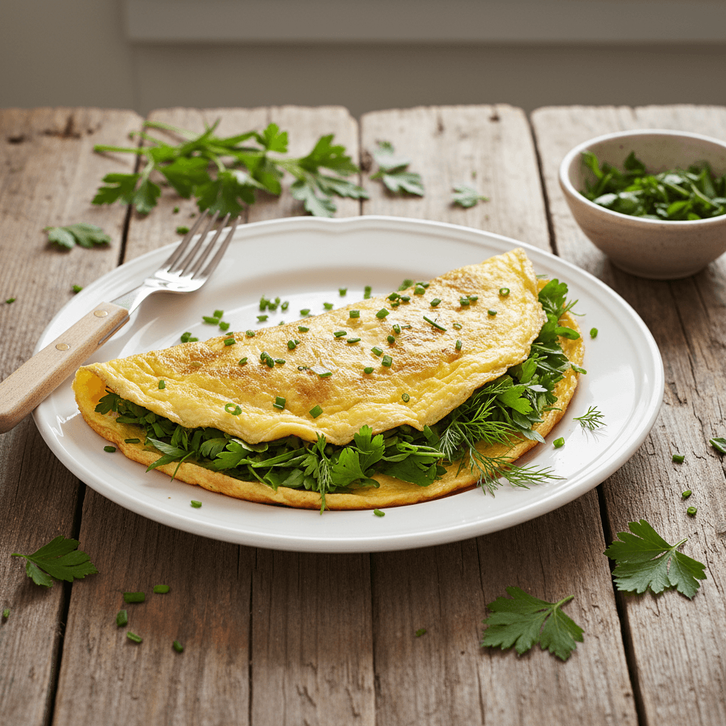 Omelette aux fines herbes