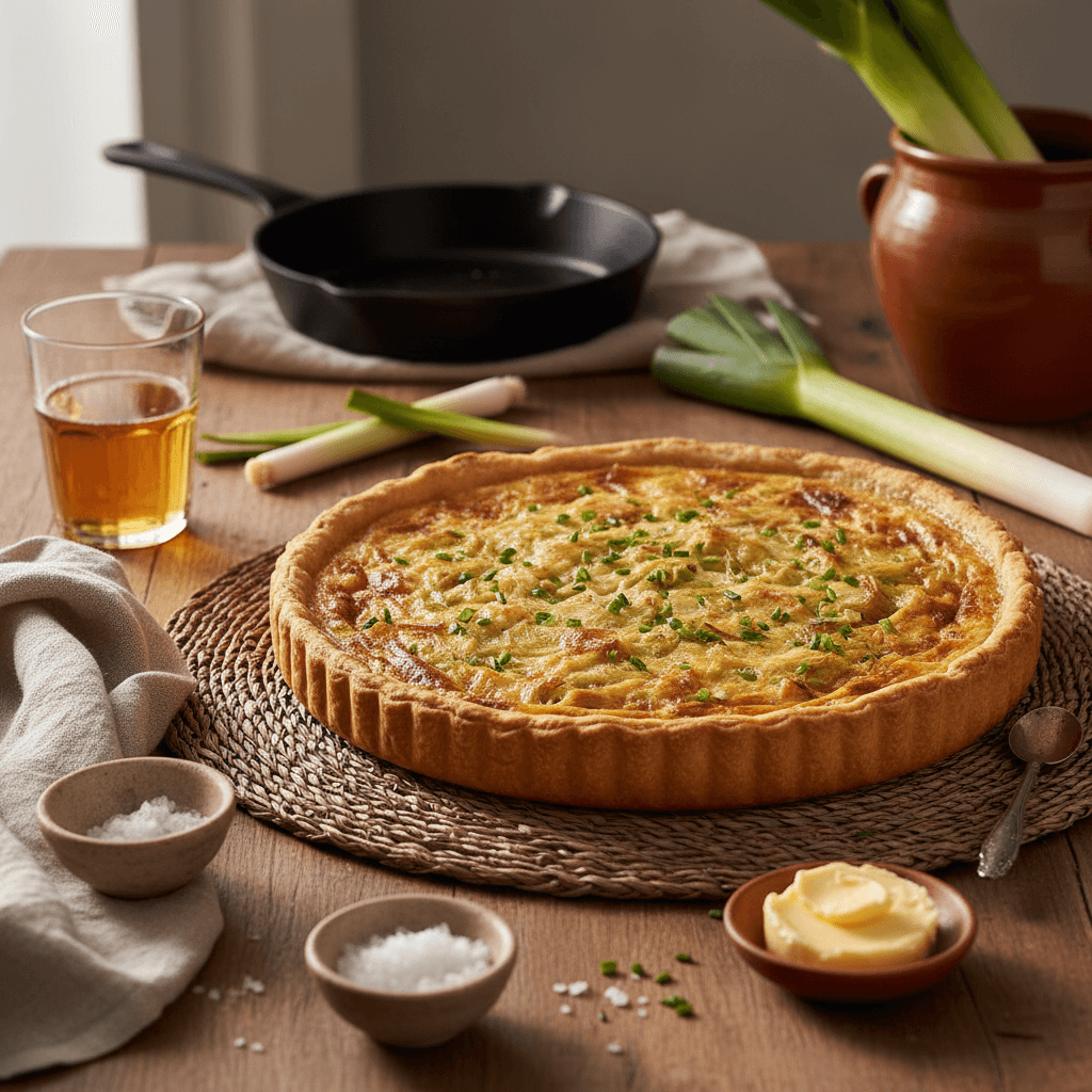 Flamiche aux poireaux