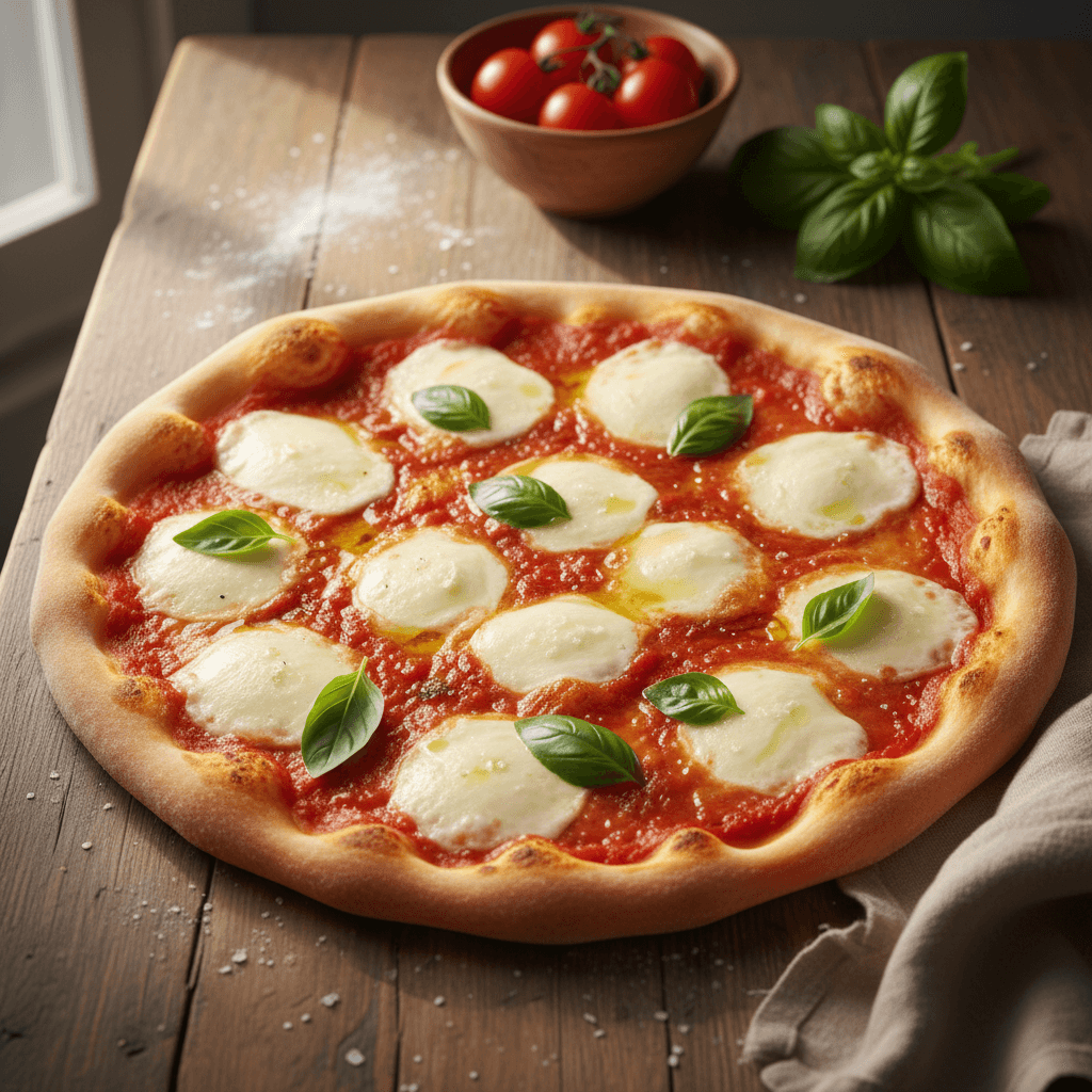 Pizza margherita maison