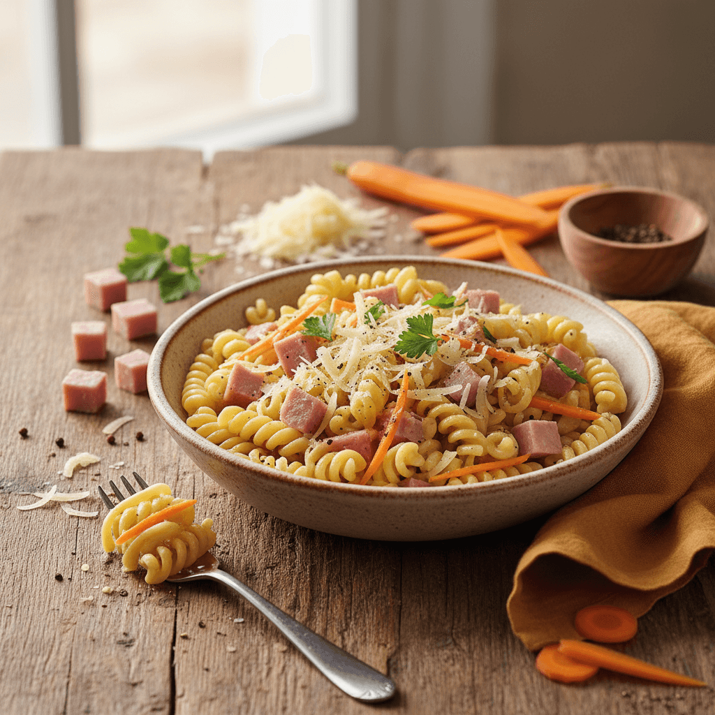 Pâtes à la Carbonara Simplifiée