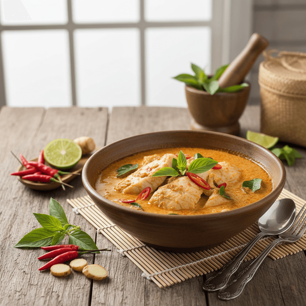 Curry Rouge de Poisson (Gaeng Phed)