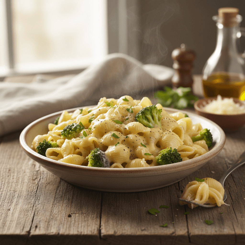 Pâtes au Fromage et Brocoli