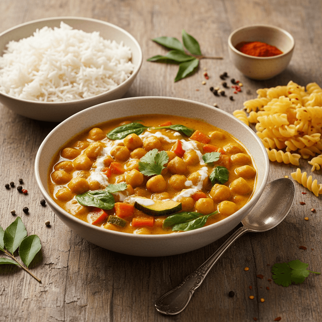 Curry de Pois Chiches Express