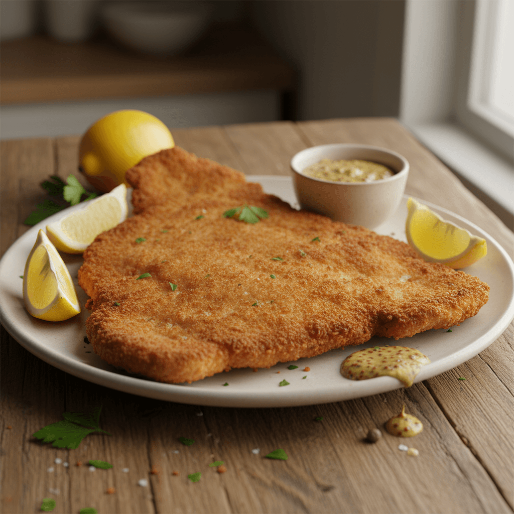 Schnitzel de Veau à l'Allemande
