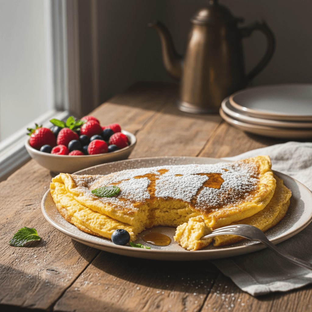 Omelette Farine et Sucre (Crêpe-Omelette)