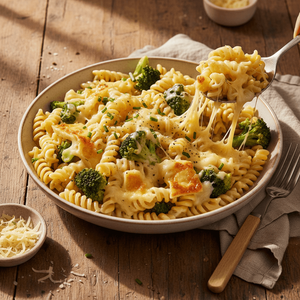 Pâtes au Gruyère et Brocoli