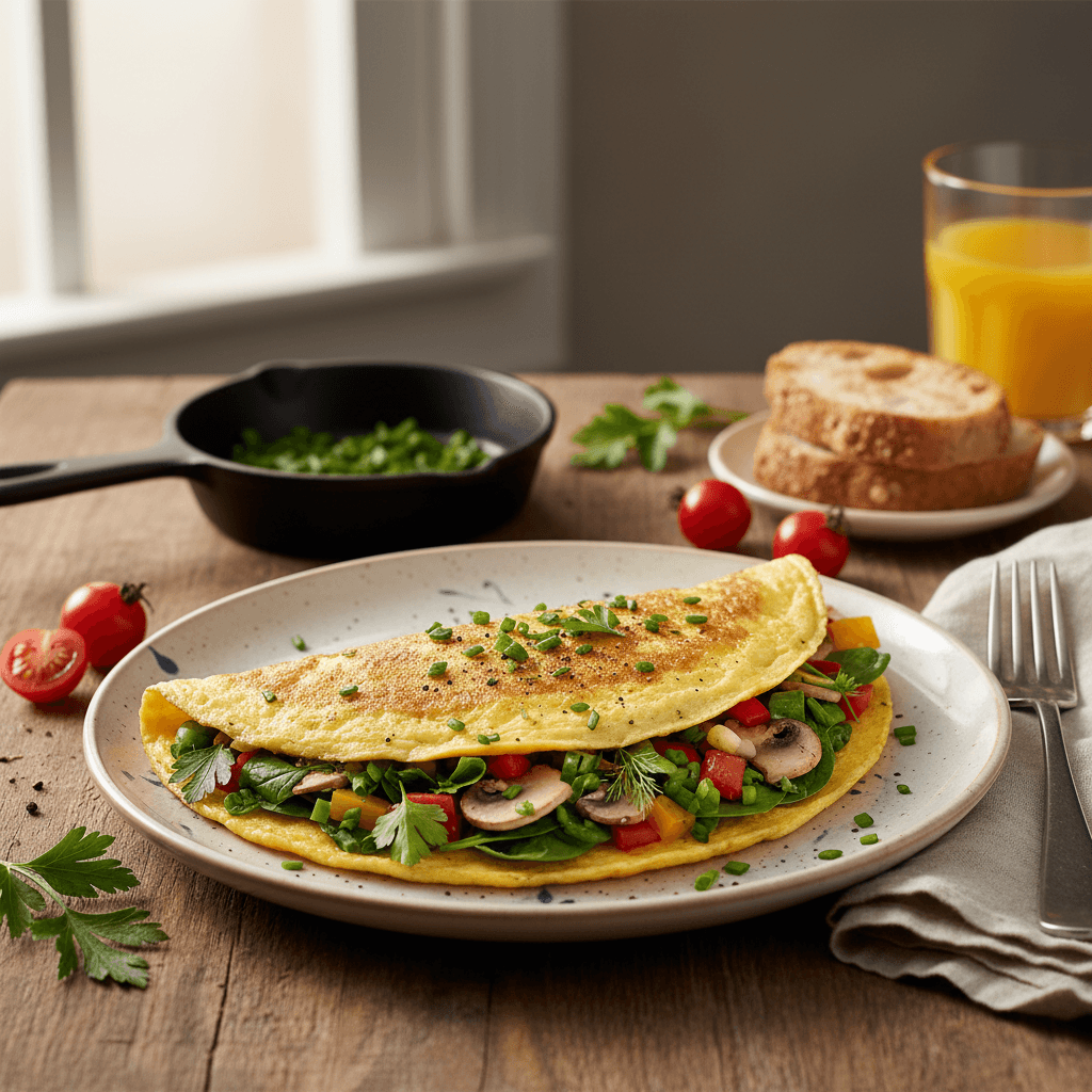 Omelette aux Fines Herbes
