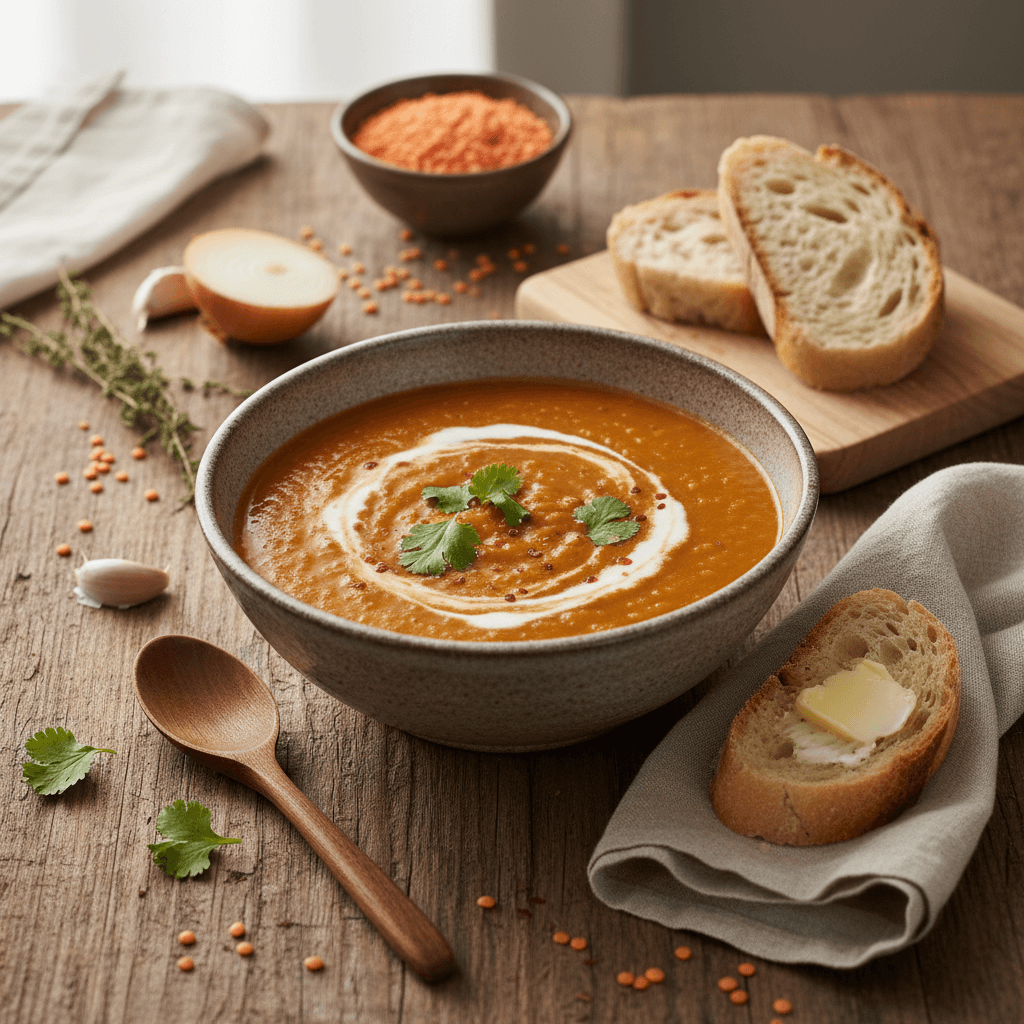 Soupe de Lentilles Rouges