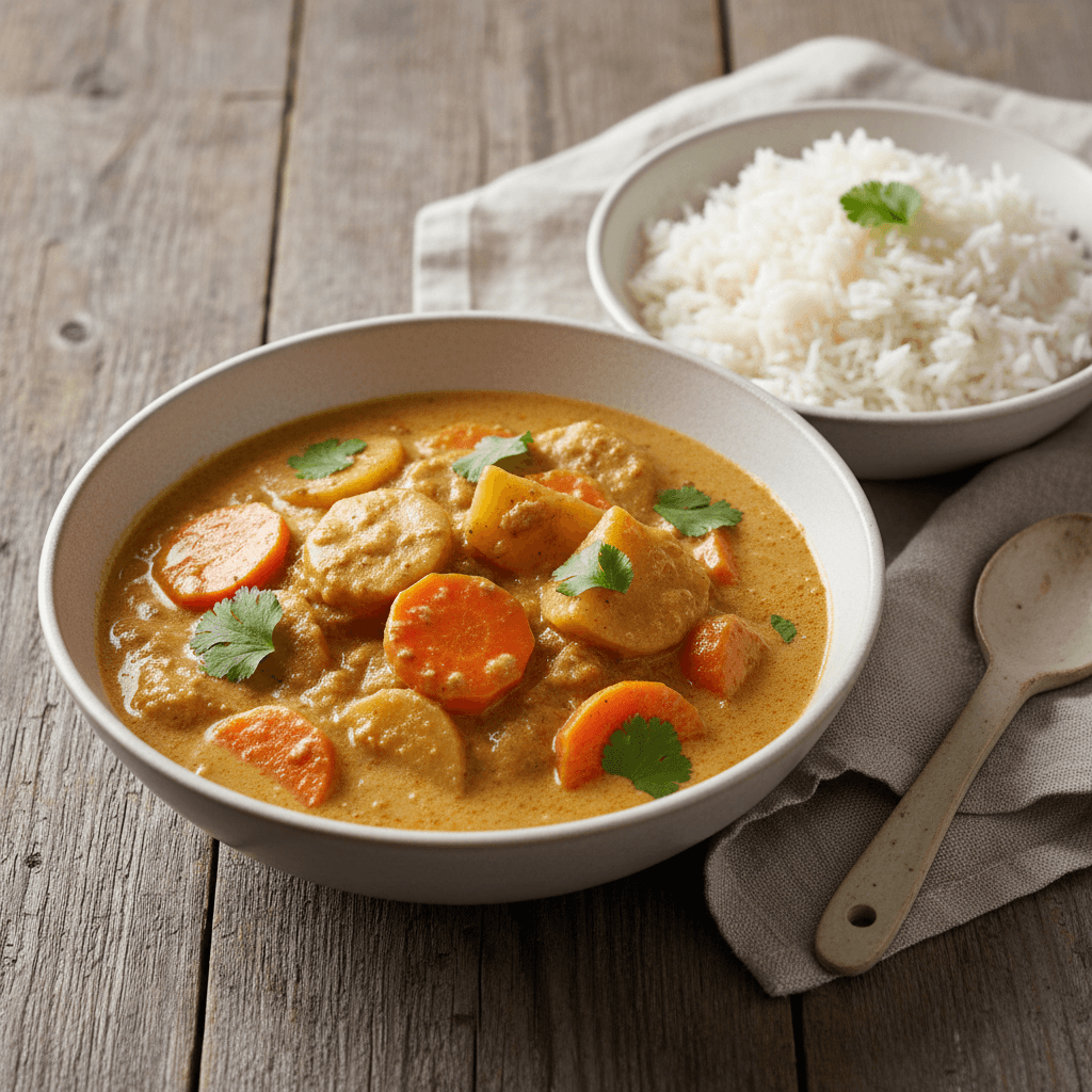 Curry de légumes à la noix de coco