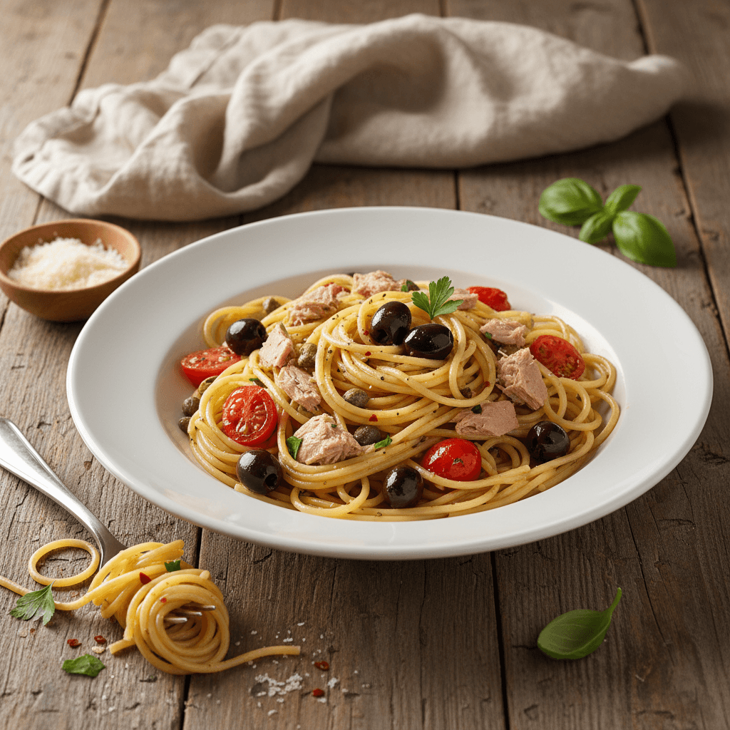 Pâtes au Thon et Olives