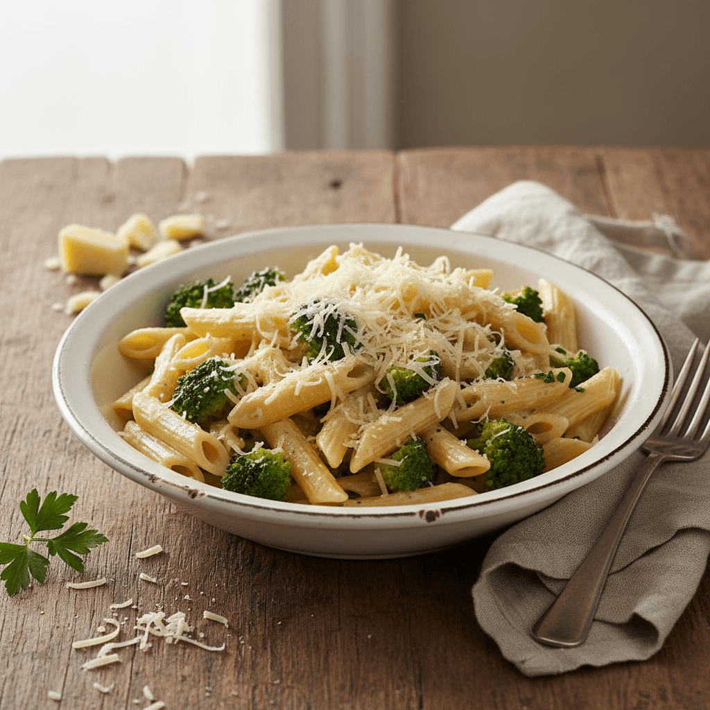 Pâtes au Gruyère et Brocoli