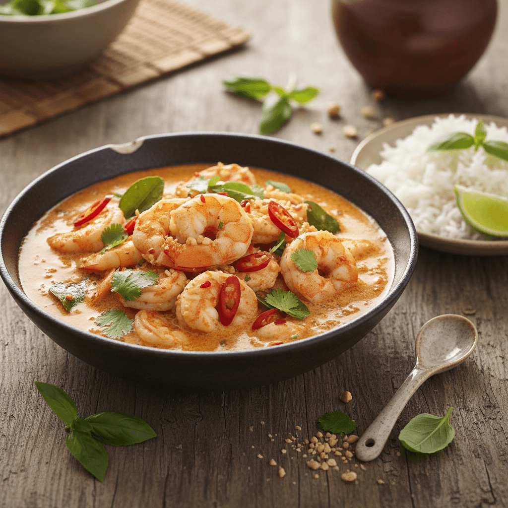 Curry de Crevettes Thaï