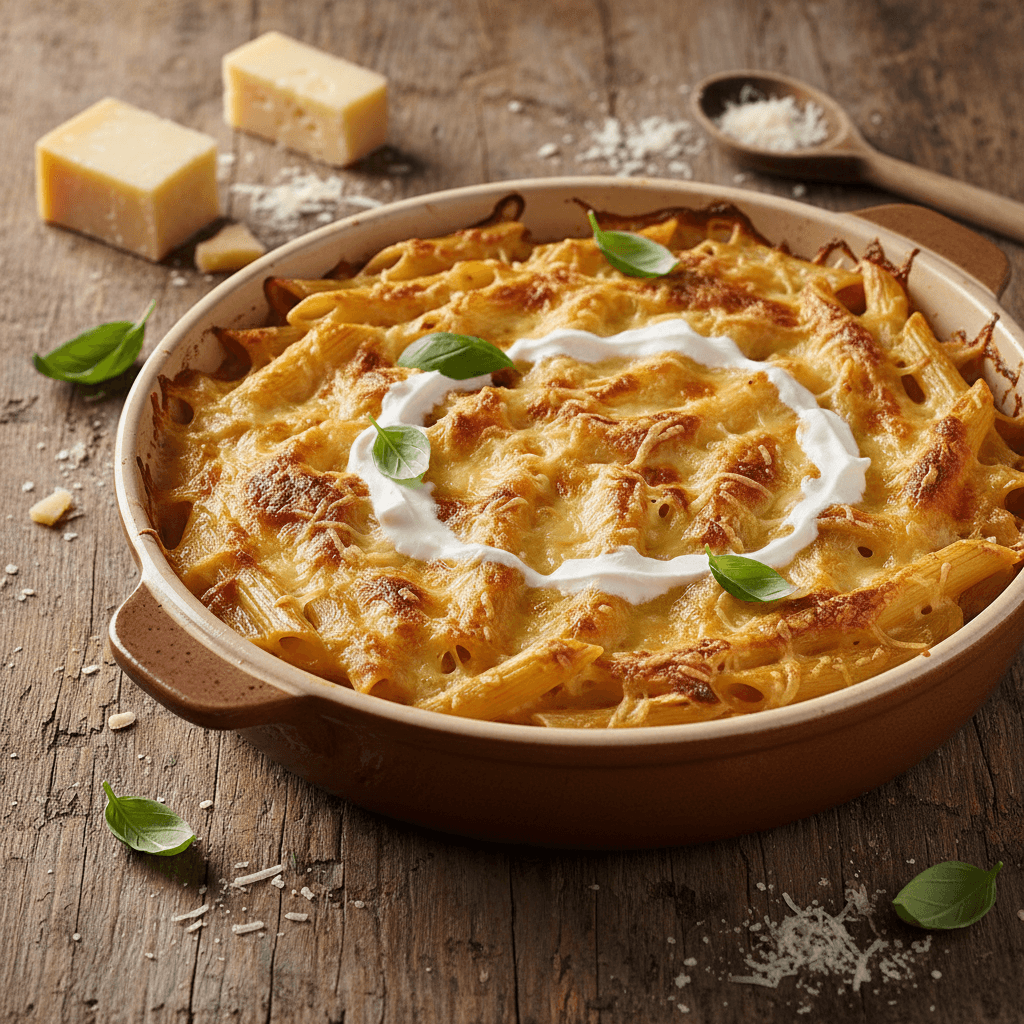 Gratinée de Penne et Fromage