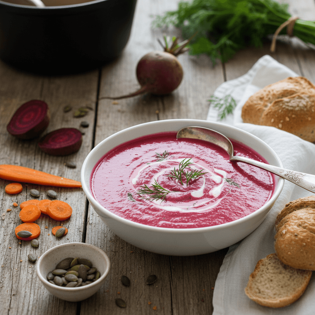 Soupe de Carottes et Betterave