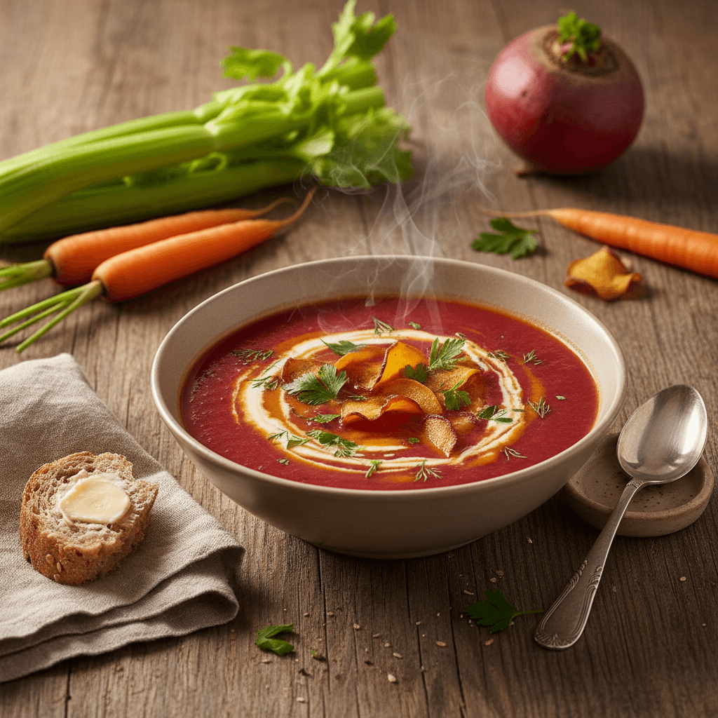 Soupe de Carotte, Céleri et Betterave