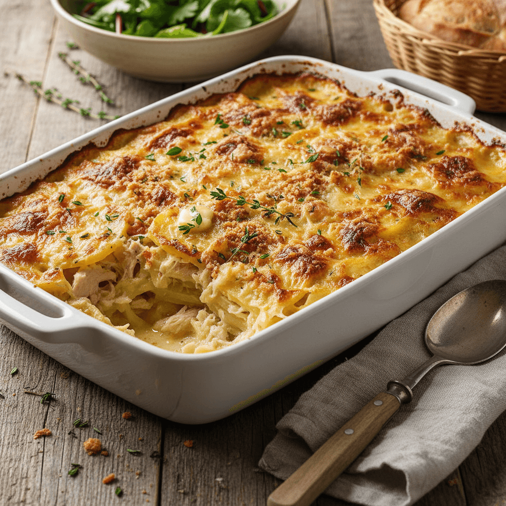 Gratin de Pommes de Terre et Poulet