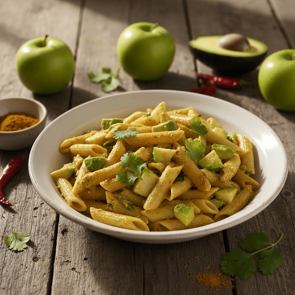 Curry Végétarien Rapide aux Pâtes