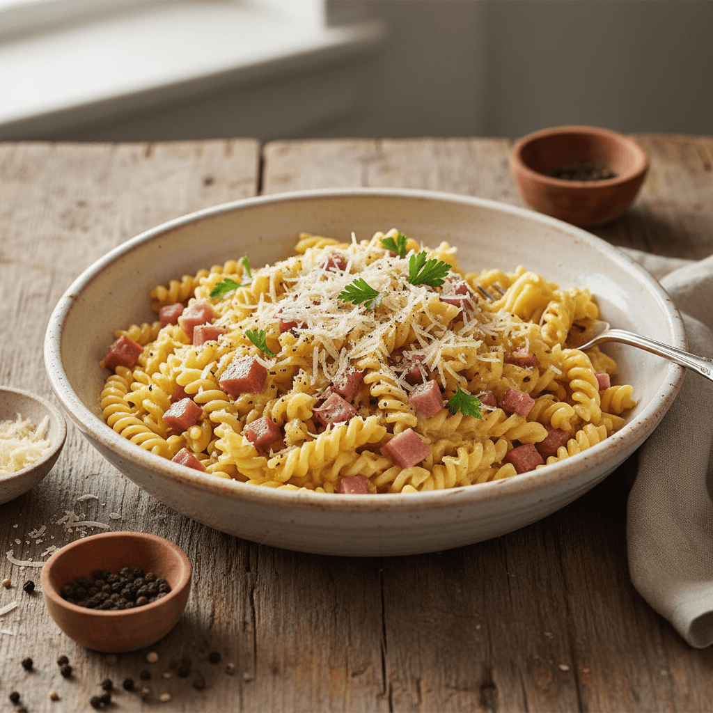 Pâtes Carbonara simplifiée