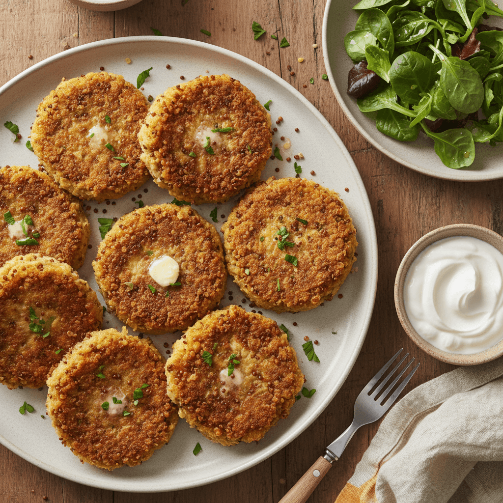 Galettes de Quinoa Croustillantes