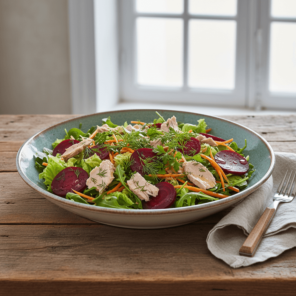 Salade Composée Thon-Betterave