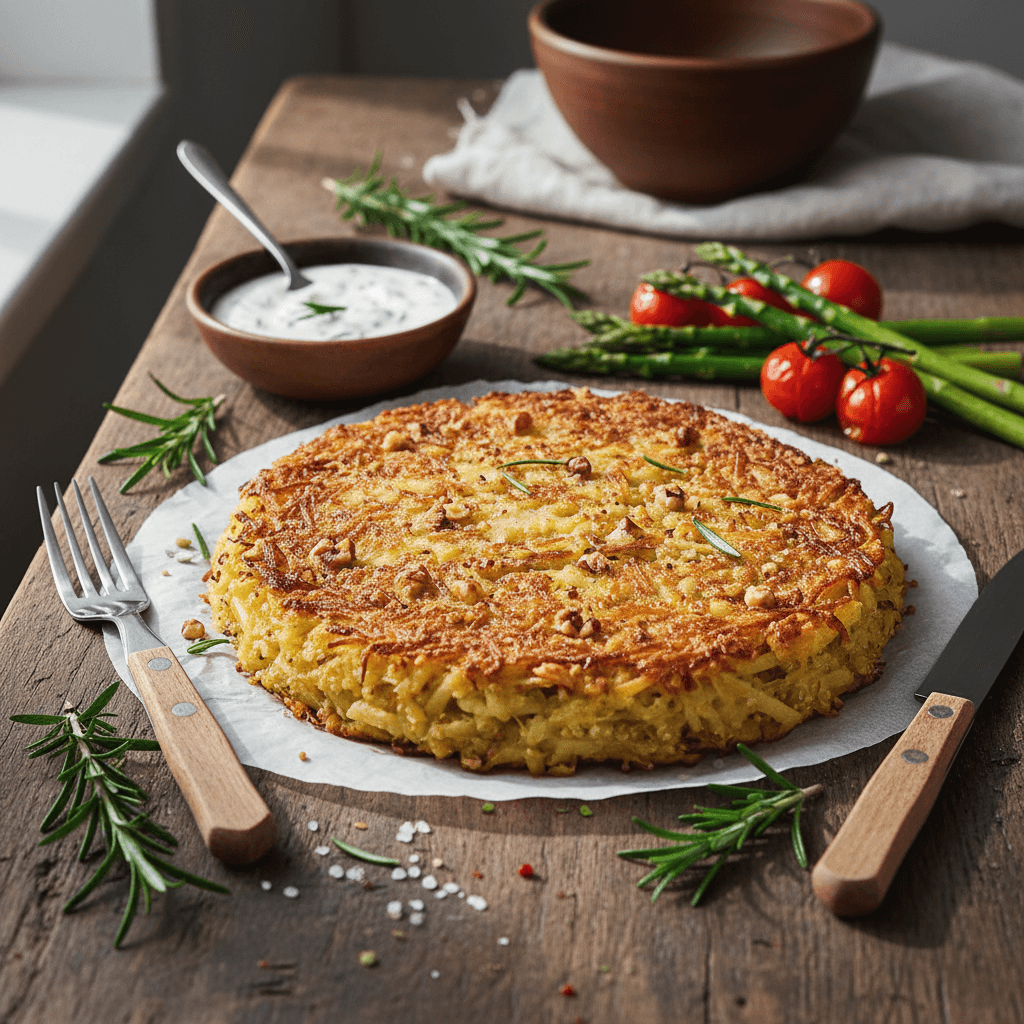Galette de Pommes de Terre et Quinoa aux Noix
