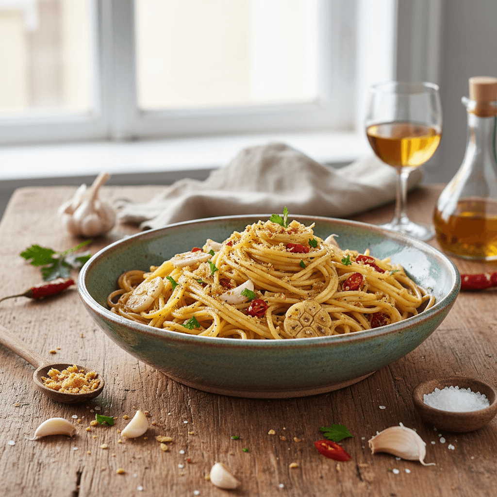 Spaghettis Aglio e Olio Gourmands