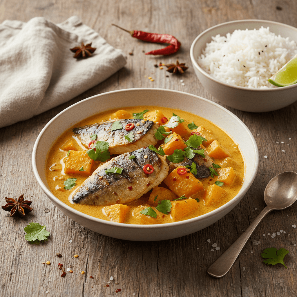 Curry Thaï Maquereau-Courge