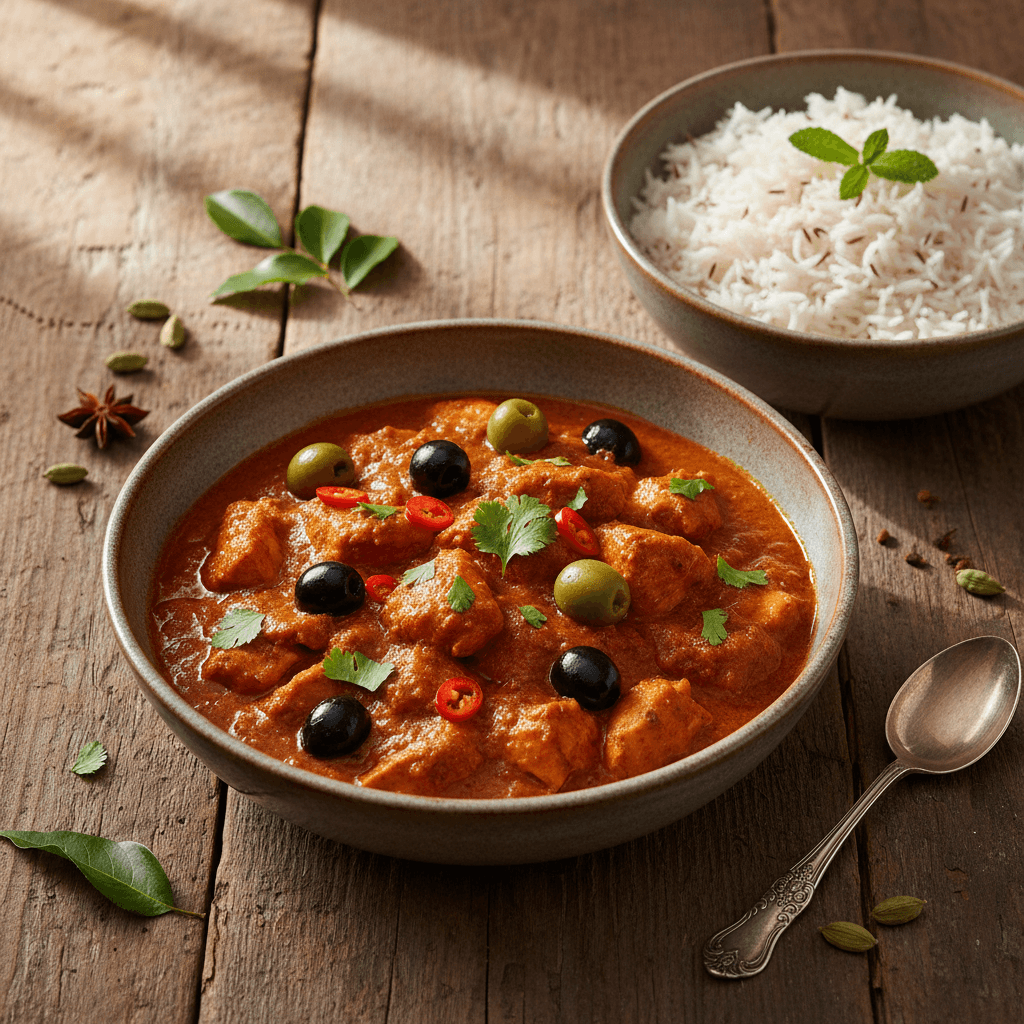 Poulet Tandoori Simplifié aux Olives