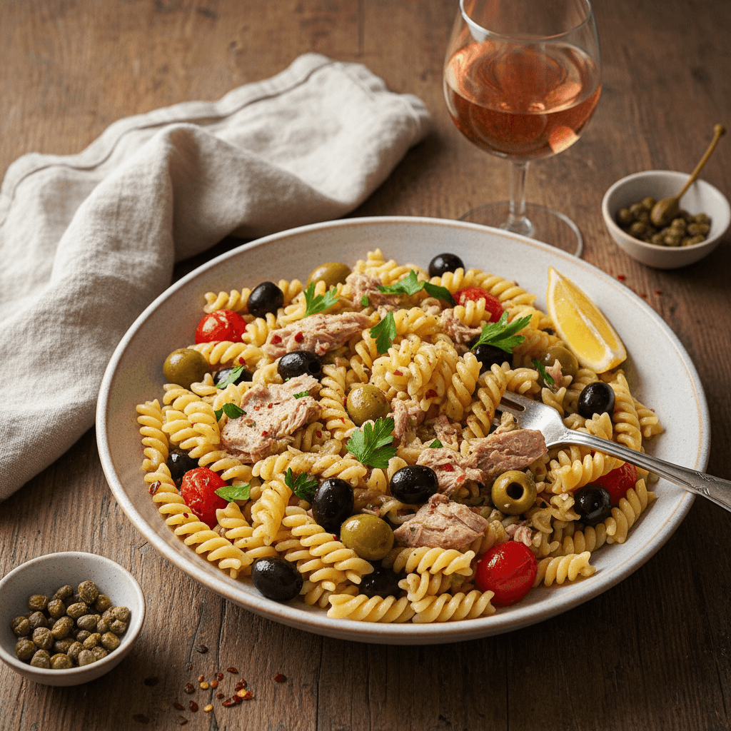 Pâtes au Thon et Olives