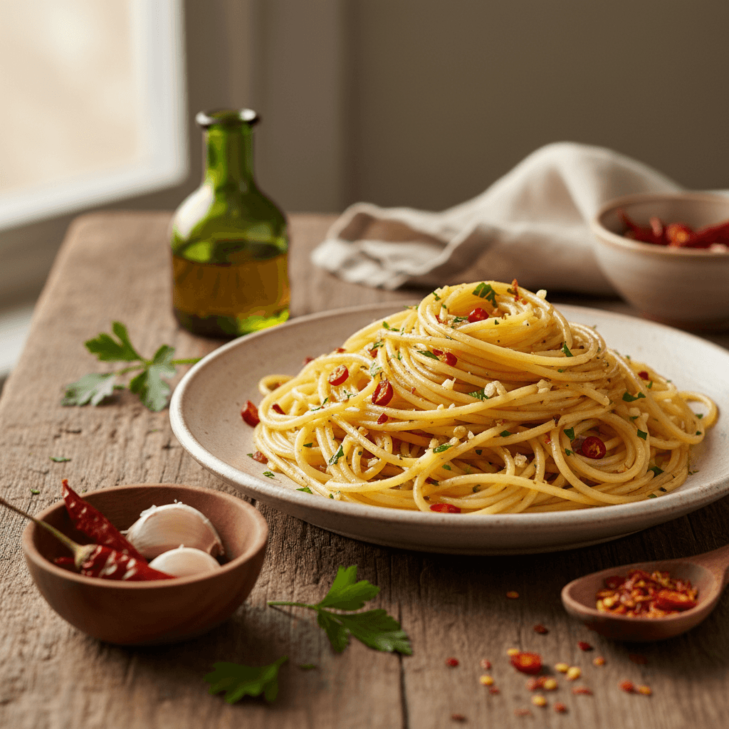 Spaghettis Aglio e Olio
