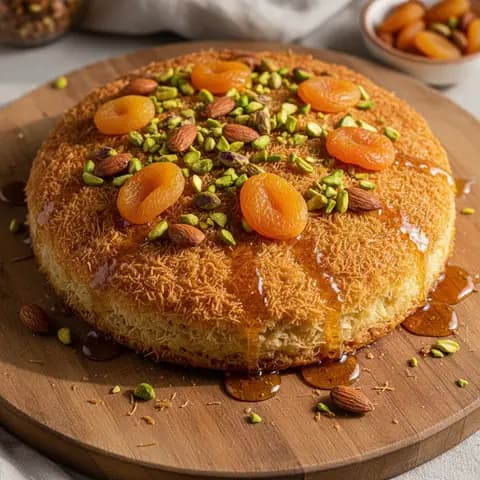 Konafa aux Fruits Secs et Miel