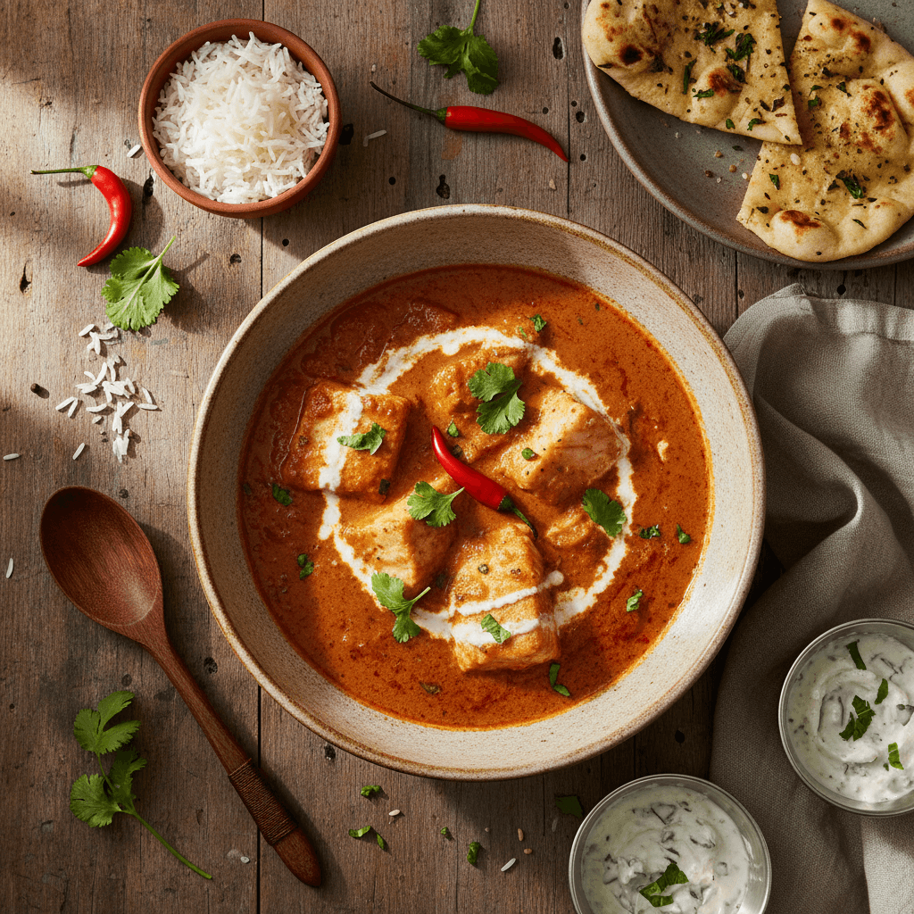 Curry Rouge Indien au Poisson