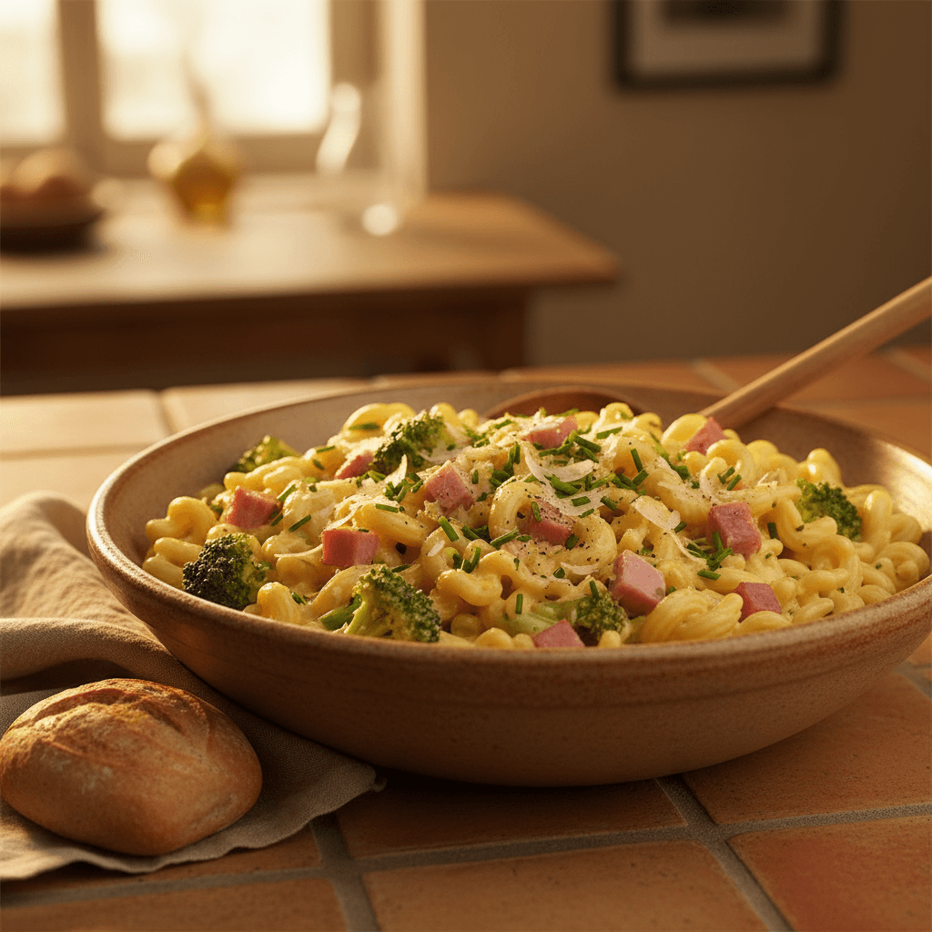 Pâtes au Jambon et Brocoli