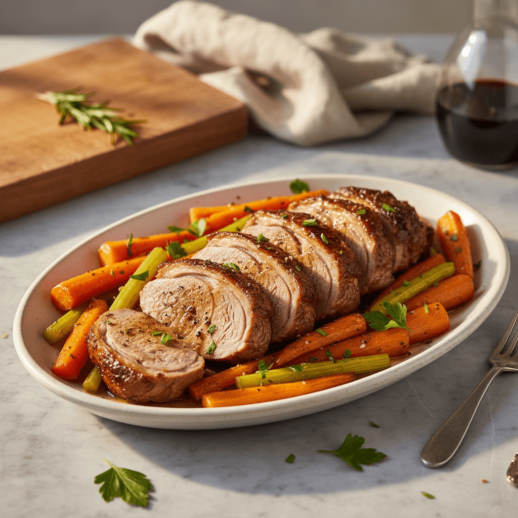 Souris d'agneau express aux carottes et celeri