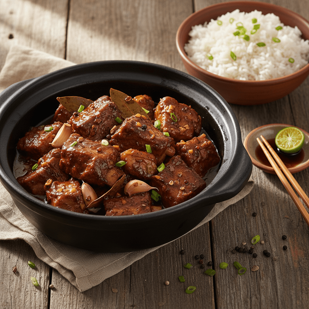 Adobo mit Schweinerippen