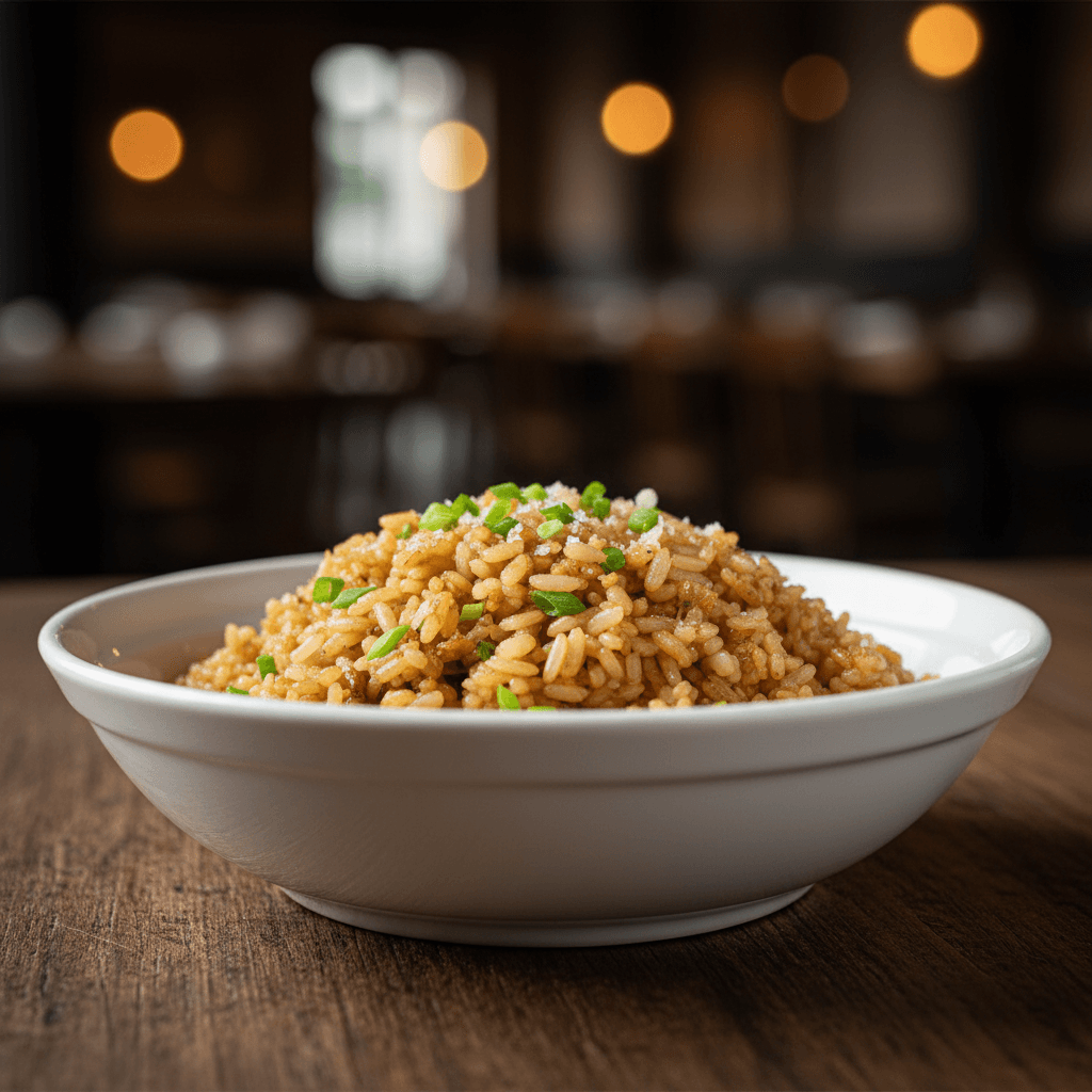 Riz sauté simple à la poêle