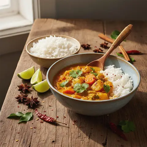 Curry de Légumes Asiatique
