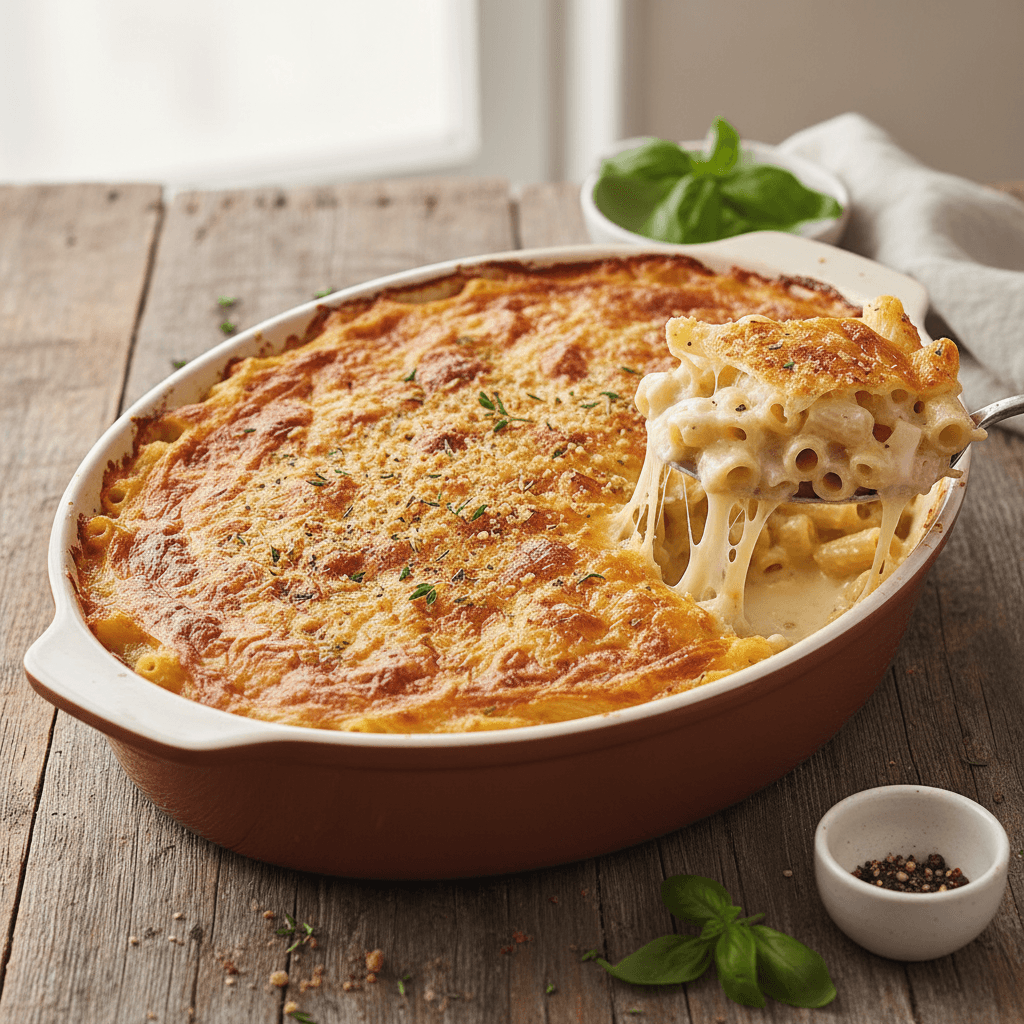 Einfacher Nudelauflauf