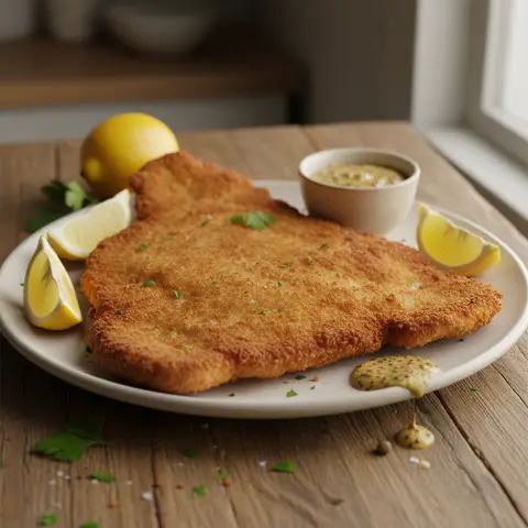 Schnitzel de Veau à l'Allemande