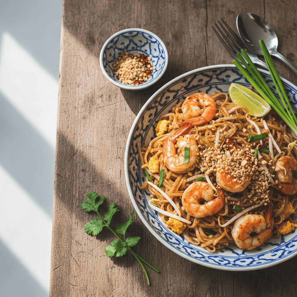 Pad Thai aux Crevettes