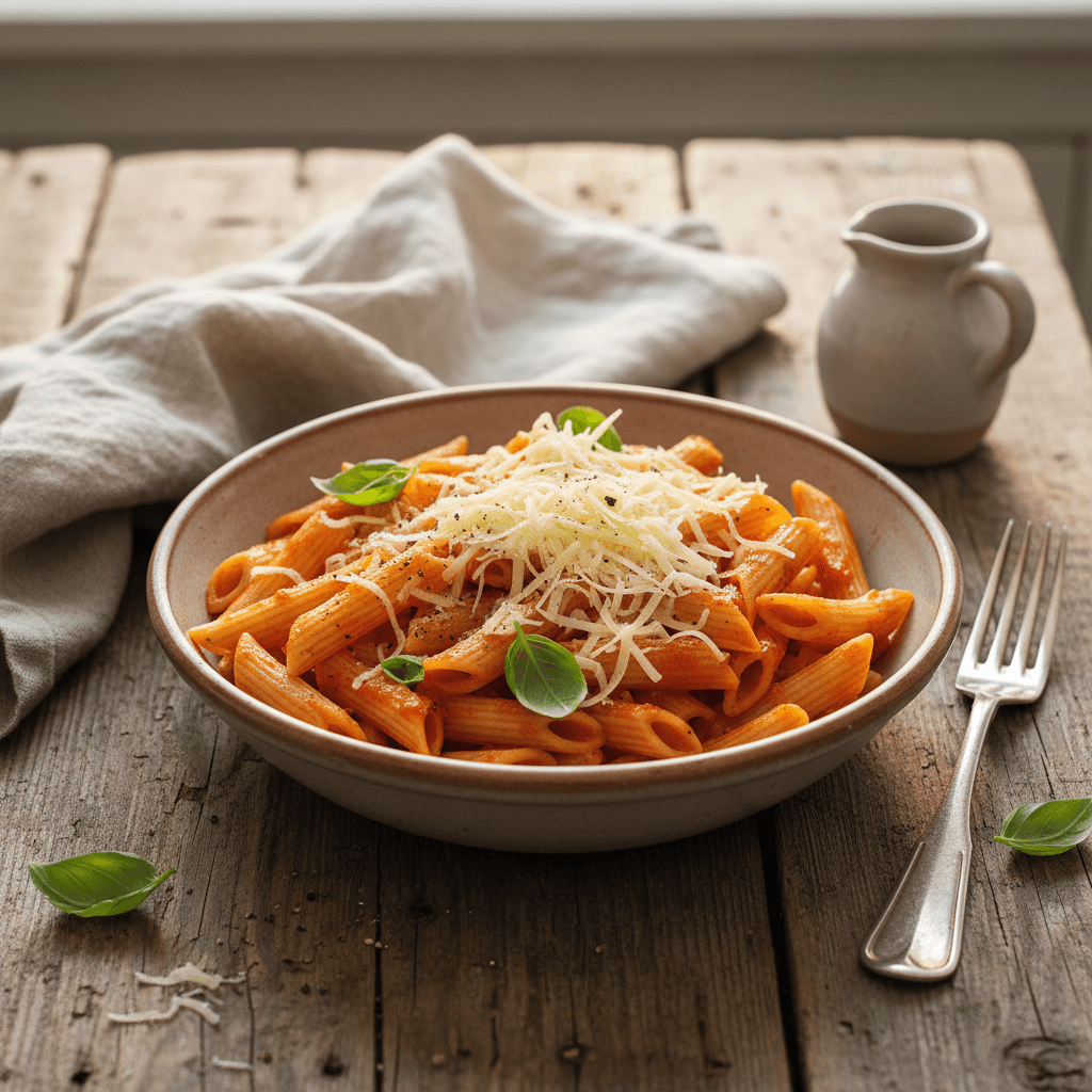 Pâtes à la Tomate et Comté