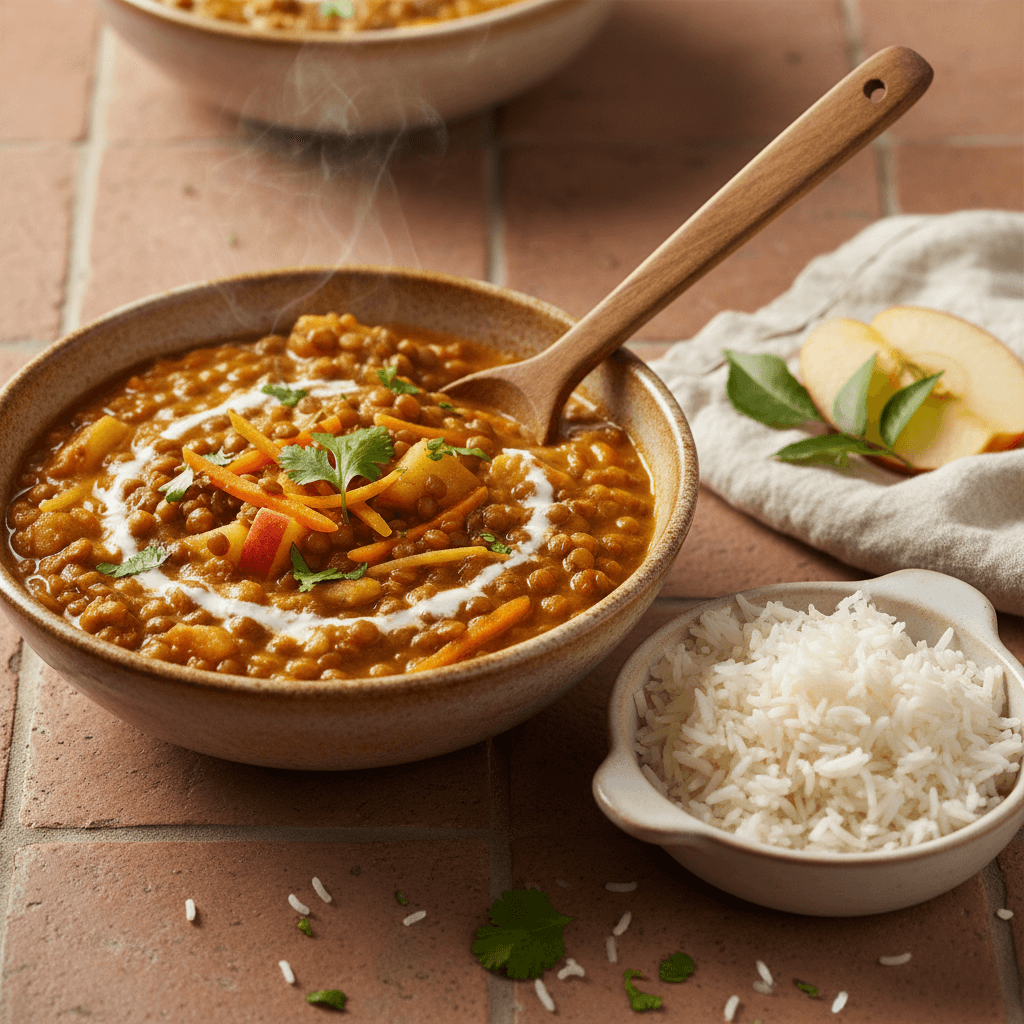 Lentil and Apple Curry