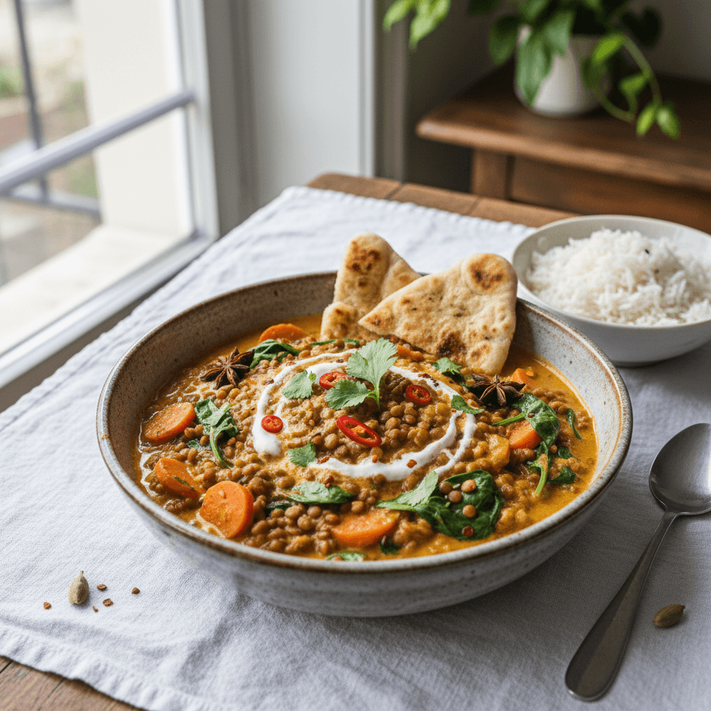 Curry de Lentilles & Carottes