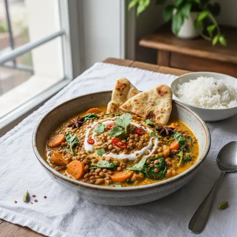 Curry de Lentilles & Carottes