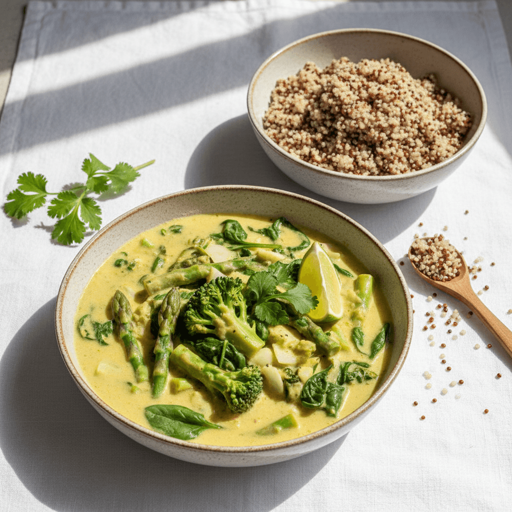 Curry Asiatique aux Légumes et Quinoa