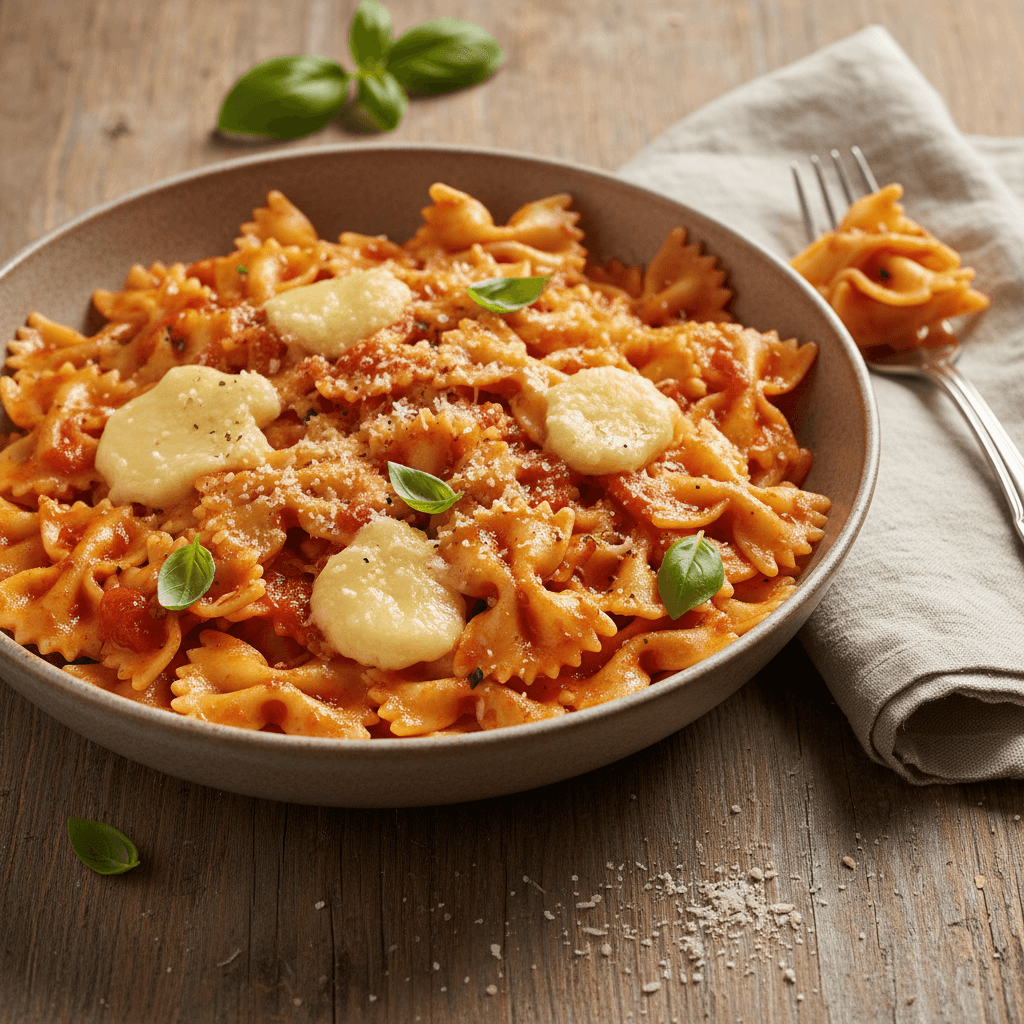 Pâtes à la Tomate et Comté