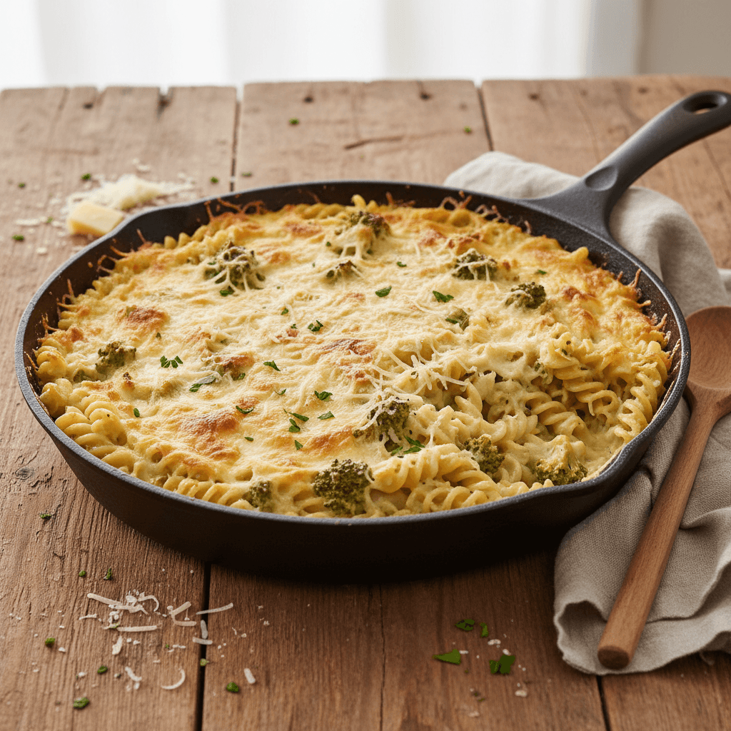Pasta mit Gruyère und Brokkoli