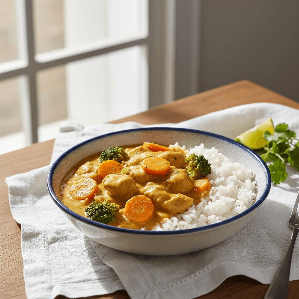 Curry de Légumes et Poulet