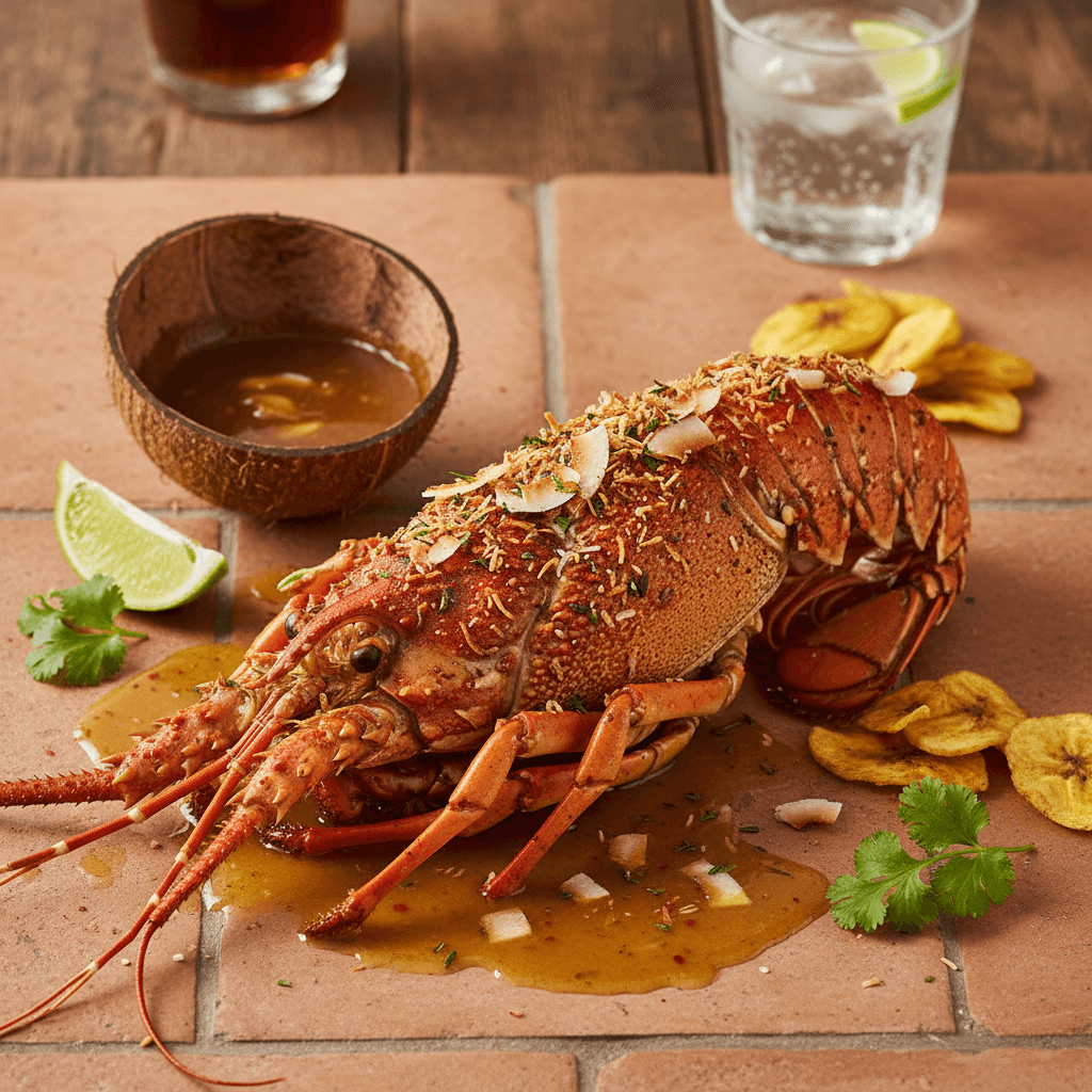 Langouste à la Mode Caribéenne